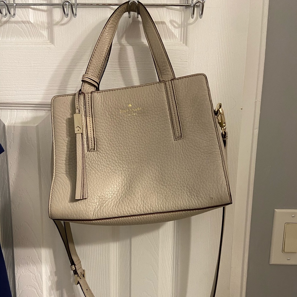 Kate Spade tote crossbody in beige